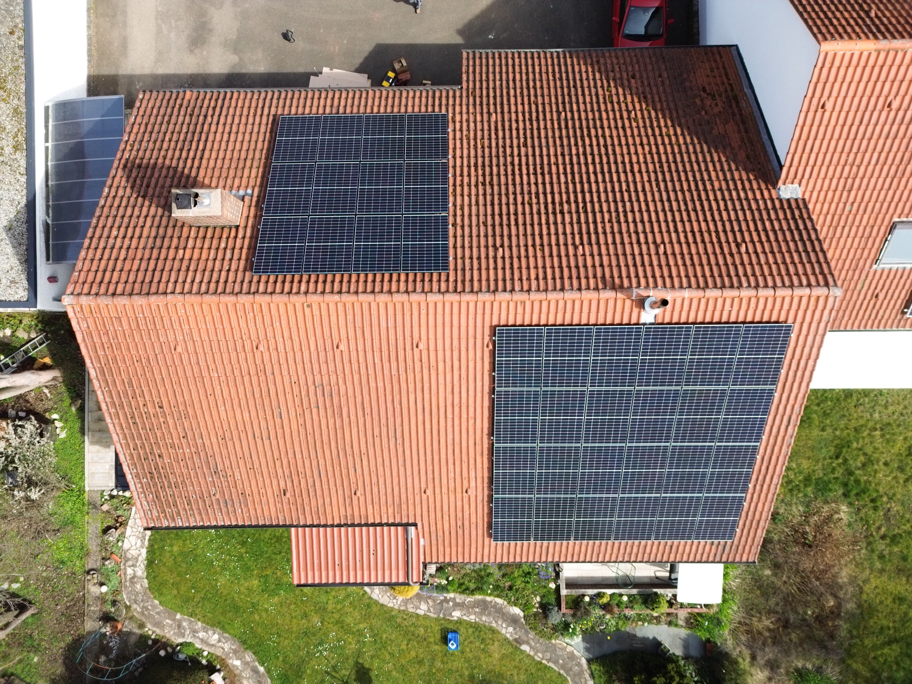 Solarpark Installation